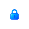 Blue Combo Lock