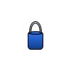 Blue Combo Lock
